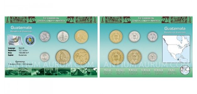 Sada oběžných mincí GUATEMALA
