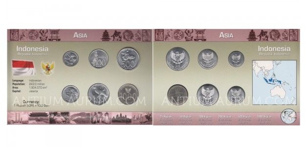Sada oběžných mincí INDONÉSIE