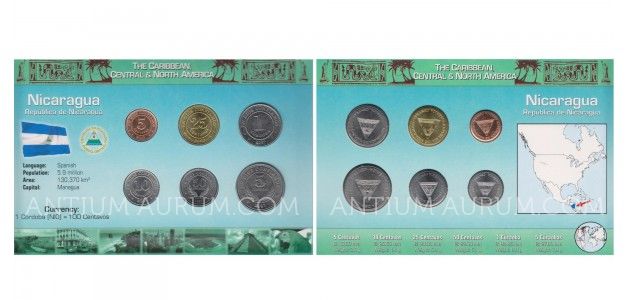 Sada oběžných mincí NIKARAGUA