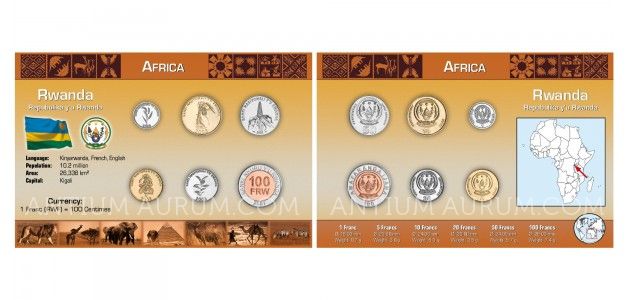 Sada oběžných mincí RWANDA