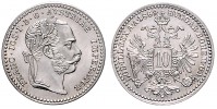 10 KREUZER 1869 FRANTIŠEK JOSEF I. (1848 - 1916)